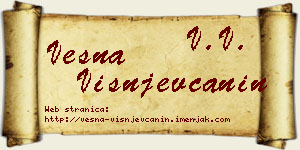 Vesna Višnjevčanin vizit kartica